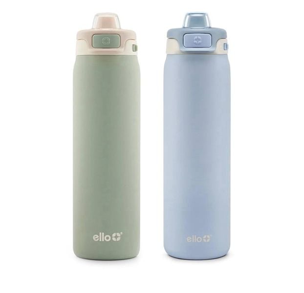 Set Bình Giữ Nhiệt ELLO Flip To Fill Pop To Drink 651mlx2