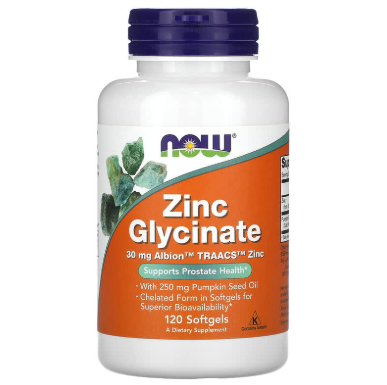 Viên Uống NOW Zinc Glycinate Immune Support