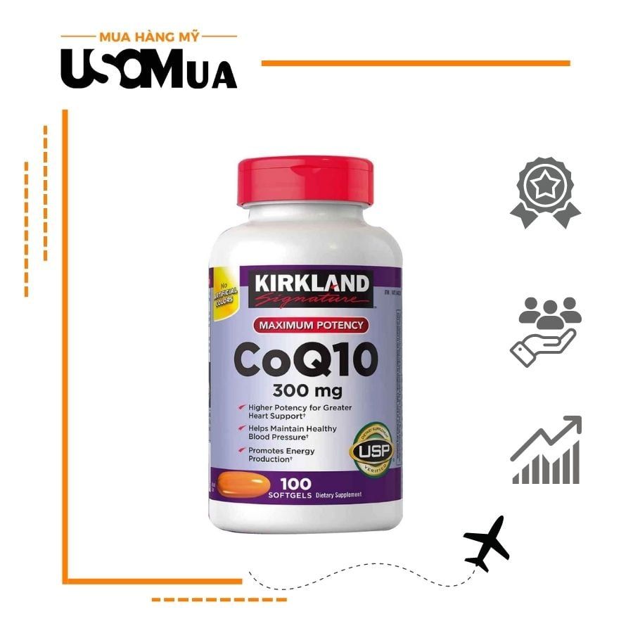 Viên Uống KIRKLAND Maximum Potency CoQ10 300mg