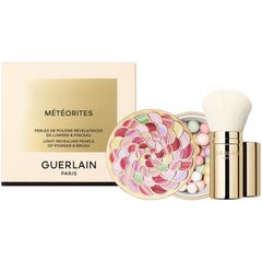 Set Phấn Phủ Ngọc Trai GUERLAIN Paris Travel Collection Météorites Tone 02 Cool/ Rosé + Brush