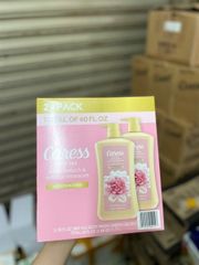 Sữa Tắm CARESS Daily Silk Floral Oil Essence White Peach & Orange Blossom 887mlx2