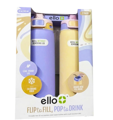 Set Bình Giữ Nhiệt ELLO Flip To Fill, Pop To Drink 651mlx2
