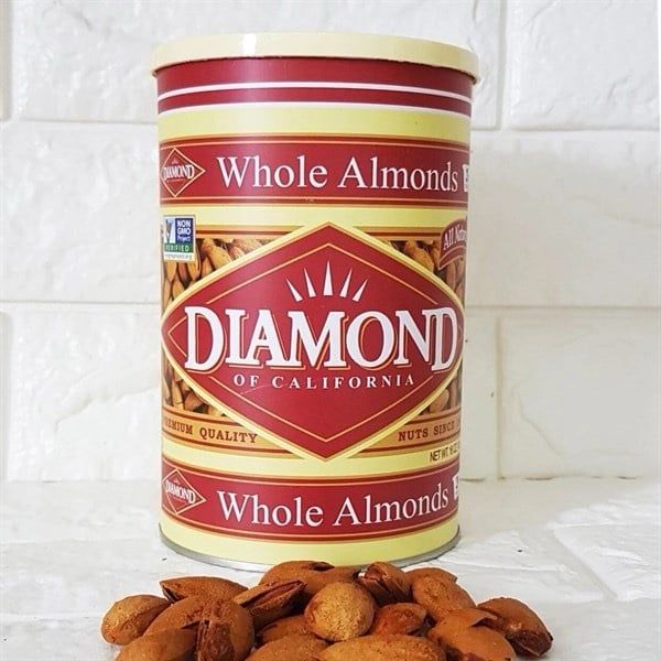 Hạnh Nhân DIAMOND Whole Almonds 454g