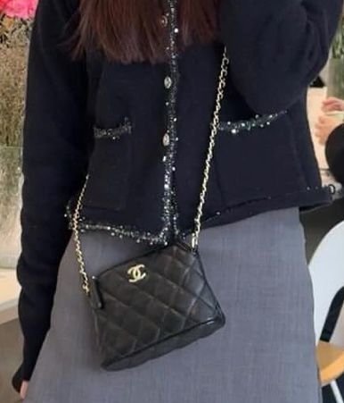 Túi Gift CHANEL 2025 Da Caviar Size 15x11x5