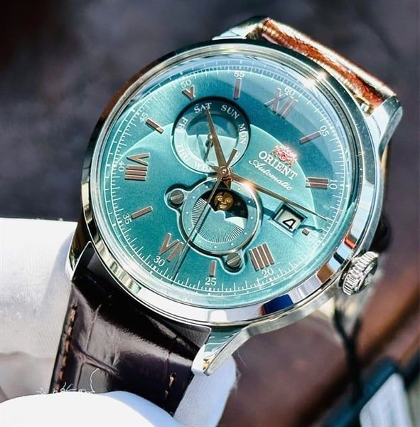 Đồng Hồ ORIENT Sun And Moon Bambino RA-AK0805E30B