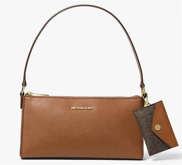 Túi MICHAEL KORS Vincent Medium Saffiano Leather Pochette with Signature Logo Card Case 35F4G2VC6L