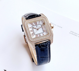 Đồng Hồ CHRISTIAN VAN SANT Radieuse Quartz White Dial Black Leather CV4426 Size 30mm