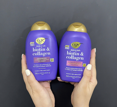 Set Gội Xả OGX Thick & Full + Biotin & Collagen Volumising