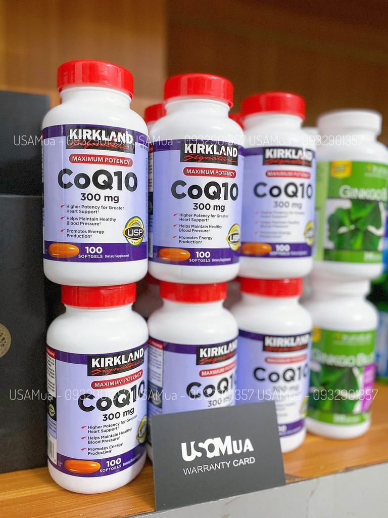 Viên Uống KIRKLAND Maximum Potency CoQ10 300mg