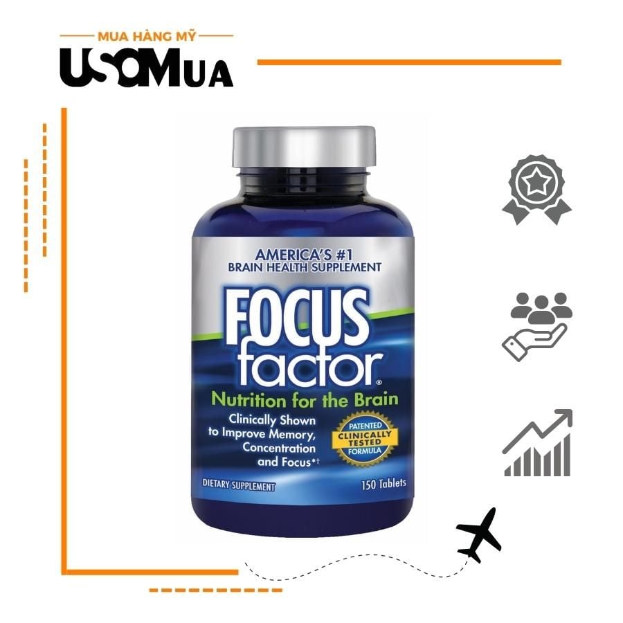 Viên Uống FOCUS FACTOR Nutrition For The Brain