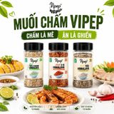 Muối Tiêu Himalaya VIPEP Hũ 100g - Muối Chấm Hải Sản Gà Luộc Thịt Nướng Trái Cây Muối Hồng Himalaya