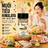 Muối Tiêu Himalaya VIPEP Hũ 100g - Muối Chấm Hải Sản Gà Luộc Thịt Nướng Trái Cây Muối Hồng Himalaya