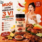 Muối Chấm Himalaya 3 Vị VIPEP Hũ 100g - Muối Chấm Trái Cây Hải Sản Chay Mặn Đều Dùng