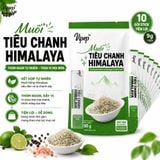 Muối Chấm Tiêu Chanh Himalaya VIPEP Túi 90g (10 Gói Stick) - Đậm Vị Tự Nhiên, Muối Chấm Hải Sản Gà Luộc Trái Cây Thịt Nướng