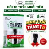 Muối Chấm Tiêu Chanh Himalaya VIPEP Túi 90g (10 Gói Stick) - Đậm Vị Tự Nhiên, Muối Chấm Hải Sản Gà Luộc Trái Cây Thịt Nướng