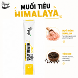 Muối Tiêu Himalaya Vipep 90g (10 Gói x 9g) | Muối Hồng Himalaya Tiêu Chấm Trái Cây Hải Sản Thịt Nướng Gia Vị Tiện Lợi