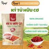 Kỷ Tử Hữu Cơ Ninh Hạ Vipep Túi 350g - Nguyên Liệu Trà Dưỡng Sinh, Tốt Sức Khỏe Sắc Đẹp- Gia vị Vipep