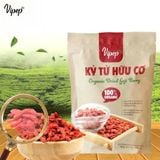 Kỷ Tử Hữu Cơ Ninh Hạ Vipep Túi 350g - Nguyên Liệu Trà Dưỡng Sinh, Tốt Sức Khỏe Sắc Đẹp- Gia vị Vipep