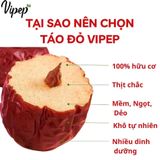 Táo Đỏ Hữu Cơ Vipep Túi 280g, Táo đỏ Tân Cương dùng hầm, nấu, chế biến món ăn - Gia vị Vipep