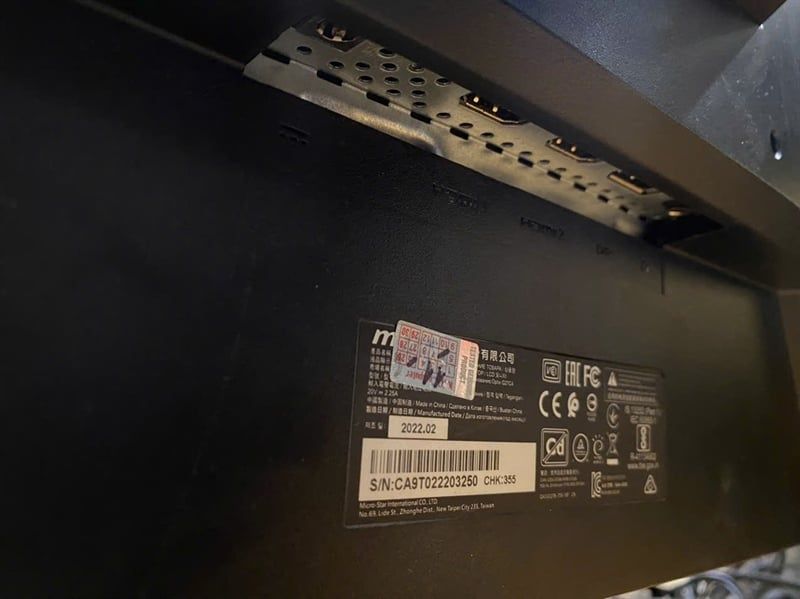 Màn Hình Máy Tính LCD Msi 27inch G27C4 Cong 165Hz 2ND