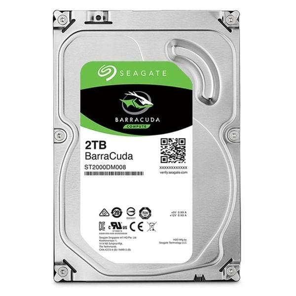 Ổ Cứng HDD 2TB Seagate Barracuda Mới