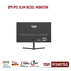 Màn hình máy tính Gaming LCD VSP IP2407SG 24inch , Full HD, IPS, 100Hz, 1ms, phẳng Trắng Mới