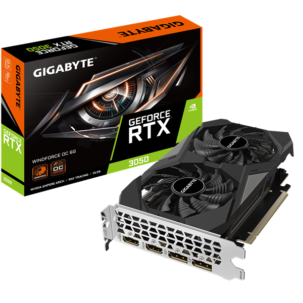 Card màn hình Gigabyte RTX 3050 6G WINDFORCE OC BH 02/2028