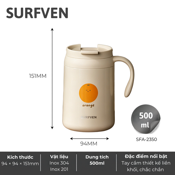 Cốc giữ nhiệt SURFVEN SFA-2350 500ml