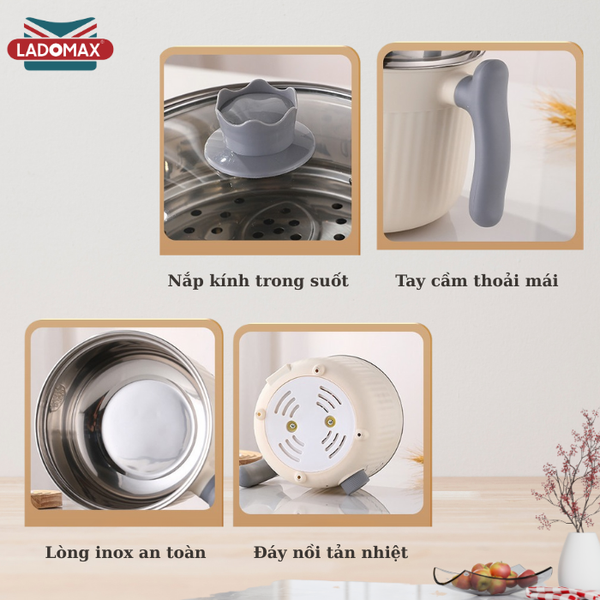 Nồi lẩu mini đa năng Ladomax PLD-898