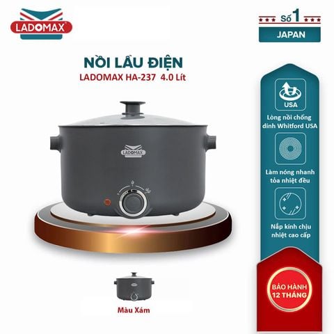 Nồi lẩu điện lòng liền Ladomax HA-237