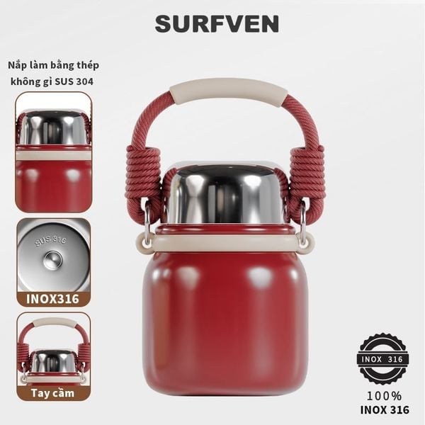 Bình ủ cháo giữ nhiệt SURFVEN SFM-2560 600ML