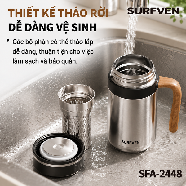 Cốc giữ nhiệt SURFVEN SFA-2448 480ml