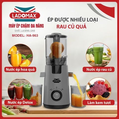 Máy ép chậm cao cấp Ladomax HA-963