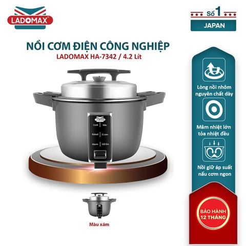 Nồi cơm điện công nghiệp 4.2L Ladomax HA-7342