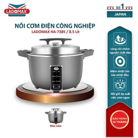 Nồi cơm điện công nghiệp 8.5L Ladomax HA-7385
