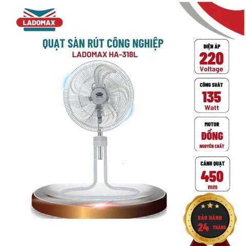 Quạt sàn rút công nghiệp HA-318L