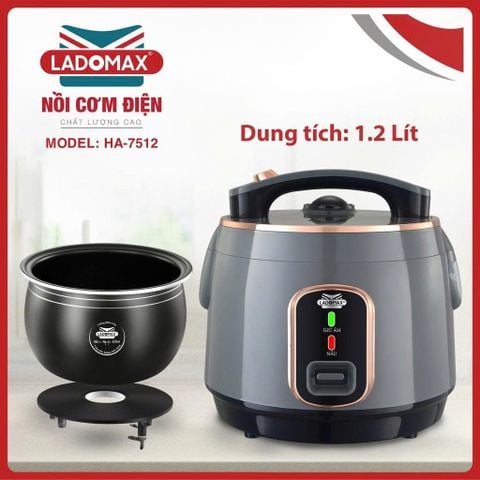 Nồi cơm điện lòng niêu 1.2L Ladomax HA-7512