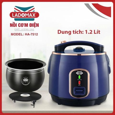 Nồi cơm điện lòng niêu 1.2L Ladomax HA-7512