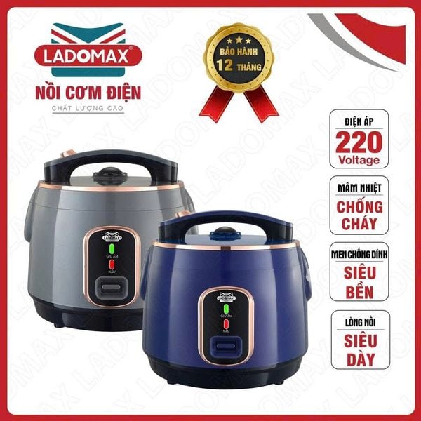 Nồi cơm điện lòng niêu 1.2L Ladomax HA-7512