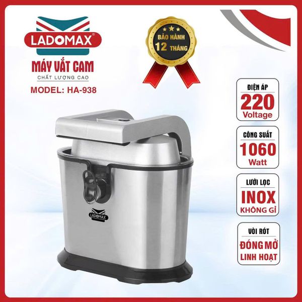 Máy vắt cam 2 đầu ép Ladomax HA-938