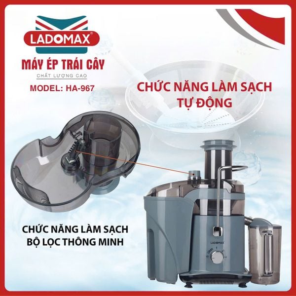 Máy ép trái cây công nghiệp Ladomax HA-967