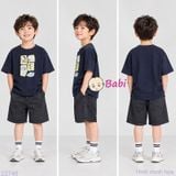  M4 Áo Thun Cotton Bé Trai Hình 5 Cún (23-62kg) 