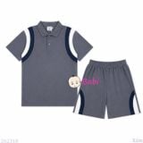  M5 Set Bộ Trai Áo Cổ Trụ P.o.l.o Quần Đùi (48-75kg) 