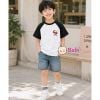  Áo Thun Cotton Tay Ngắn Raplang S.n.oo.py Tym Đỏ (30-70kg) 