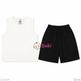 Bộ Thun Sát Nách Bé Trai Trơn (27 -65kg) 