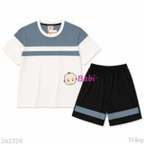  M1 Set Bộ Nam Áo Cổ Tròn Quần Đùi (48-75kg) 