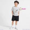  (H1)Áo Thun Cotton Tay Ngắn Bé Trai In Snoo.py (35-70kg) 