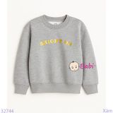  Áo Thun Tay Dài Form Rộng Chữ Bright On (17kg - 75kg) 