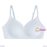  Áo Bra Su Không Gọng Caro Cho Mẹ Và Bé Lớn (S34-S38) 