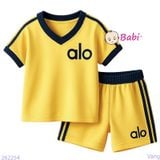  Bộ Thể Thao Trẻ Em Màu Trơn Năng Động (23-58kg) 